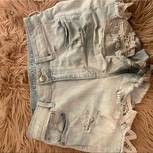 American eagle high rise shorts